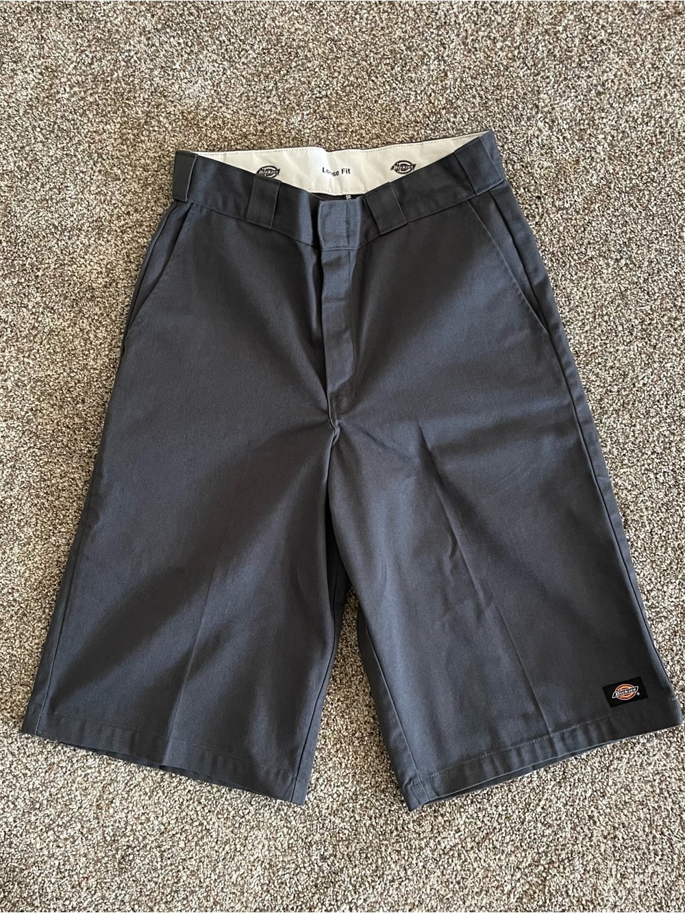 Dickies 15" Loose Fit Multi-Use Pocket Work Shorts (Model 41283) Charcoal Sz 30